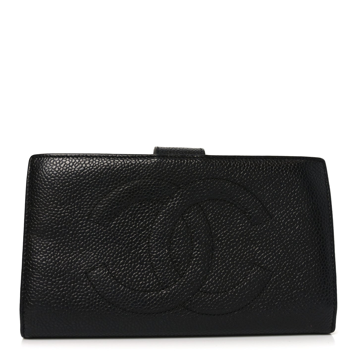 Caviar Timeless CC French Wallet Black
