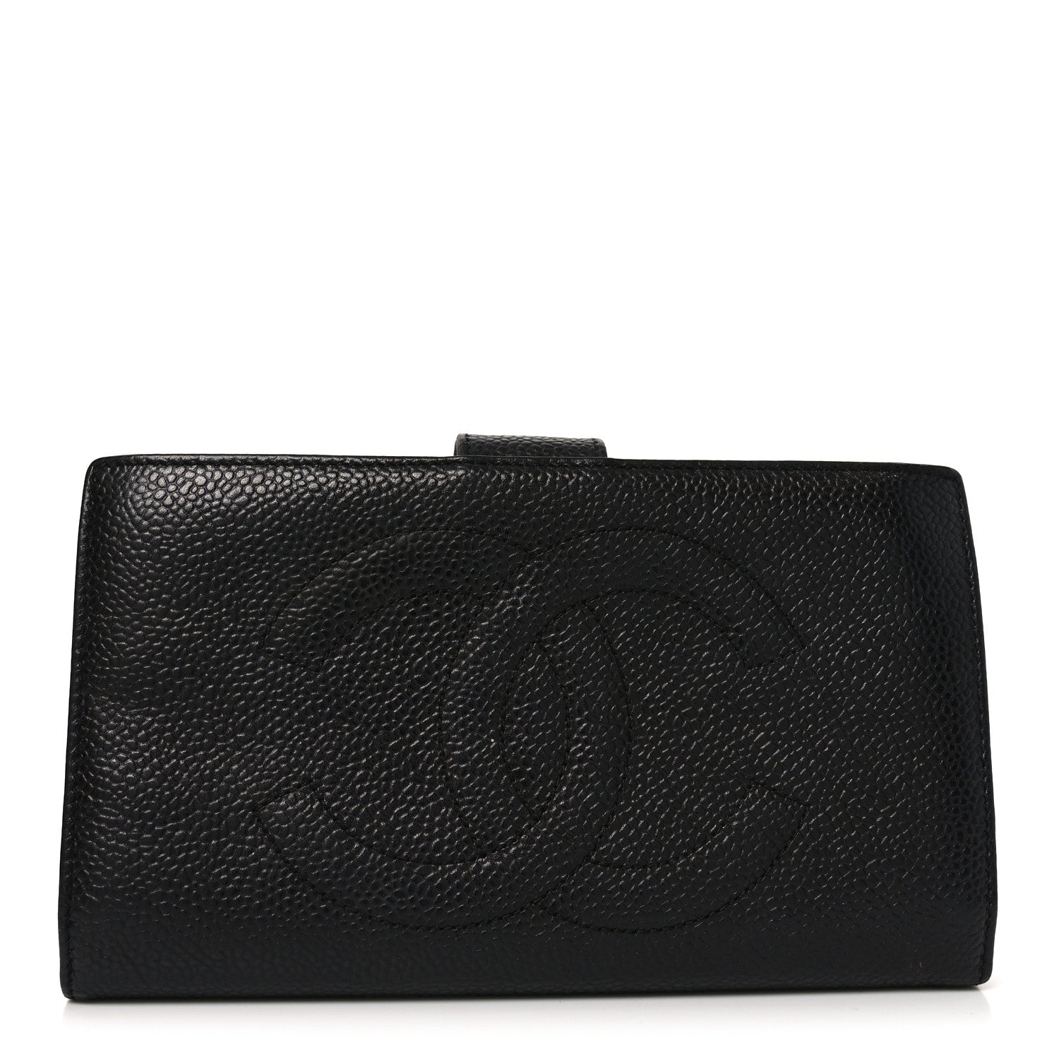Chanel Caviar Timeless CC French Wallet Black 1 of 8