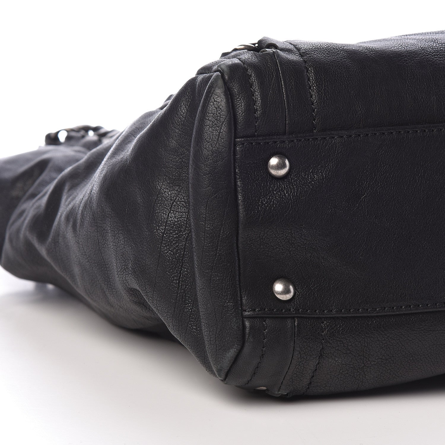 Chanel Glazed Calfskin Modern Chain Tote Black 9 of 12