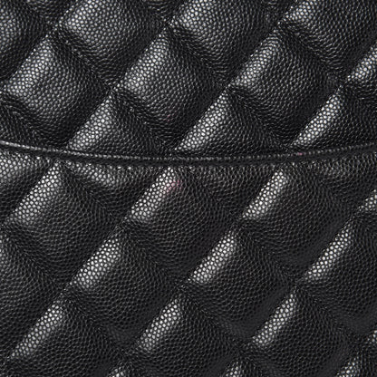 Chanel Caviar Quilted Large Cosmetic Case Black 8 of 10