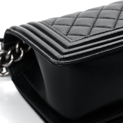 Chanel Caviar Quilted Small Boy Flap Black 11 of 12