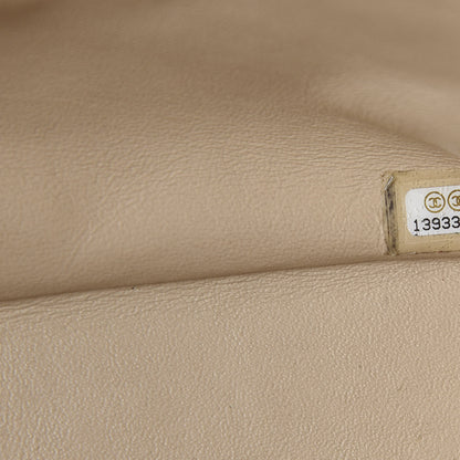 Chanel Caviar Quilted Jumbo Single Flap Beige Clair 7 of 10
