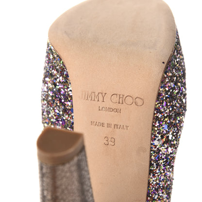 Jimmy Choo Glitter Fenner Platform Pumps 39 Multicolor 7 of 7