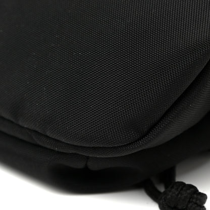 Balenciaga Sport Nylon Logo Embroidered Wheel Belt Bag Black White 9 of 9