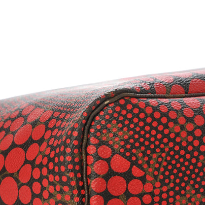 Louis Vuitton Monogram Kusama Waves Neverfull MM Red 9 of 11