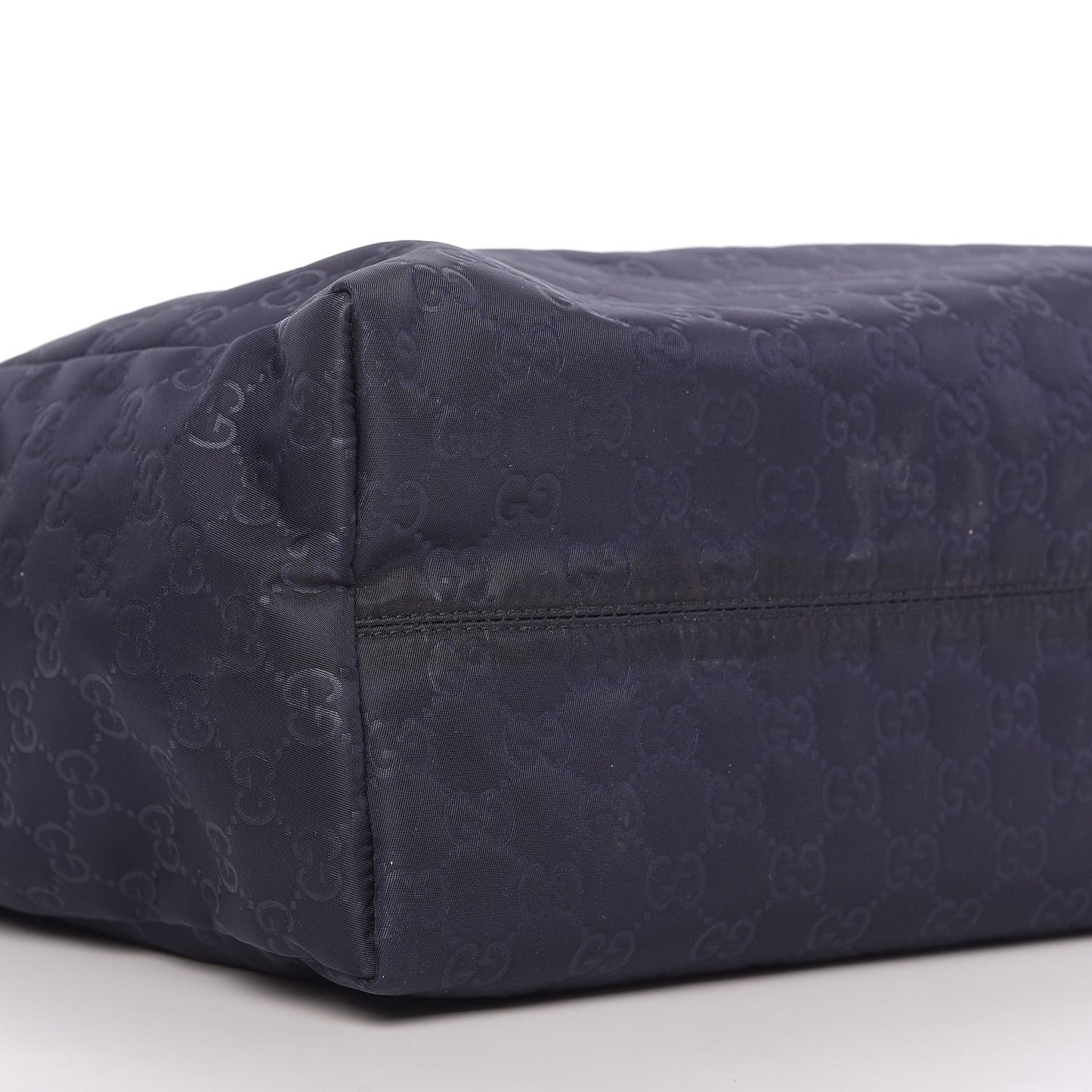 Nylon Guccissima Medium Tote Navy