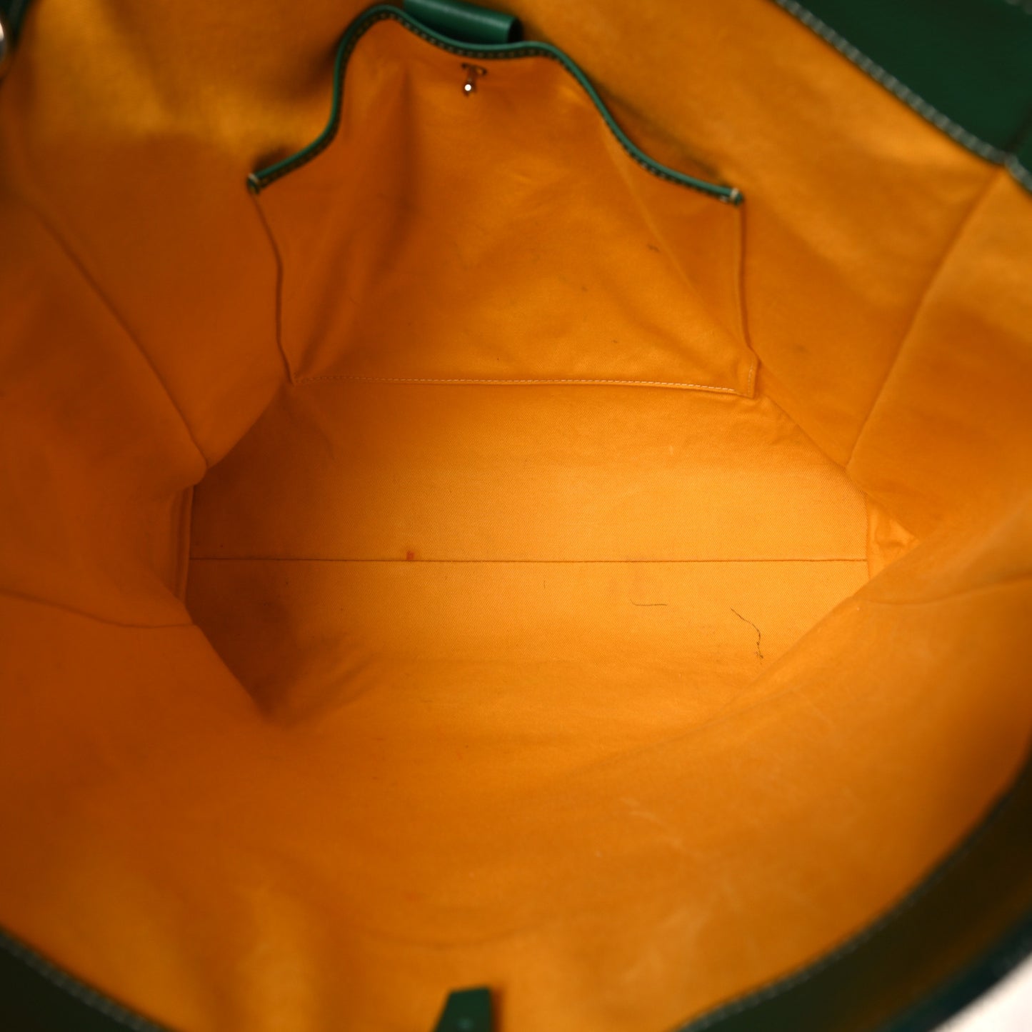Goyardine Voltaire III Tote Green