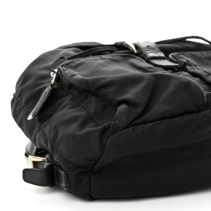 Prada Tessuto Nylon Saffiano Small Backpack Black 9 of 15