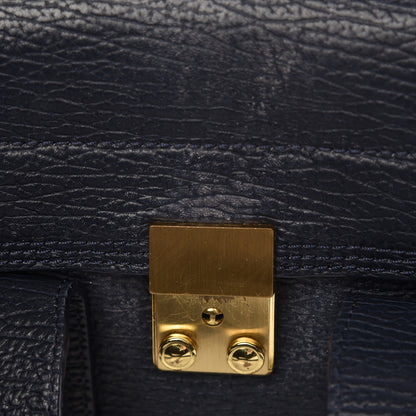 3.1 Phillip Lim 3.1 Textured Calfskin Mini Pashli Satchel Ink 13 of 14