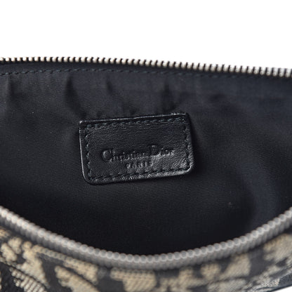 Christian Dior Monogram Mini Saddle Pochette Black 6 of 13