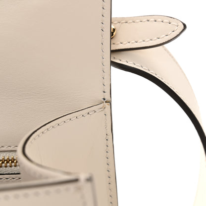 Gucci Calfskin Small Sylvie Shoulder Bag Off White 10 of 12