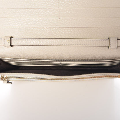 Gucci Dollar Calfskin Mini Swing Wallet Bag Mystic White 5 of 9
