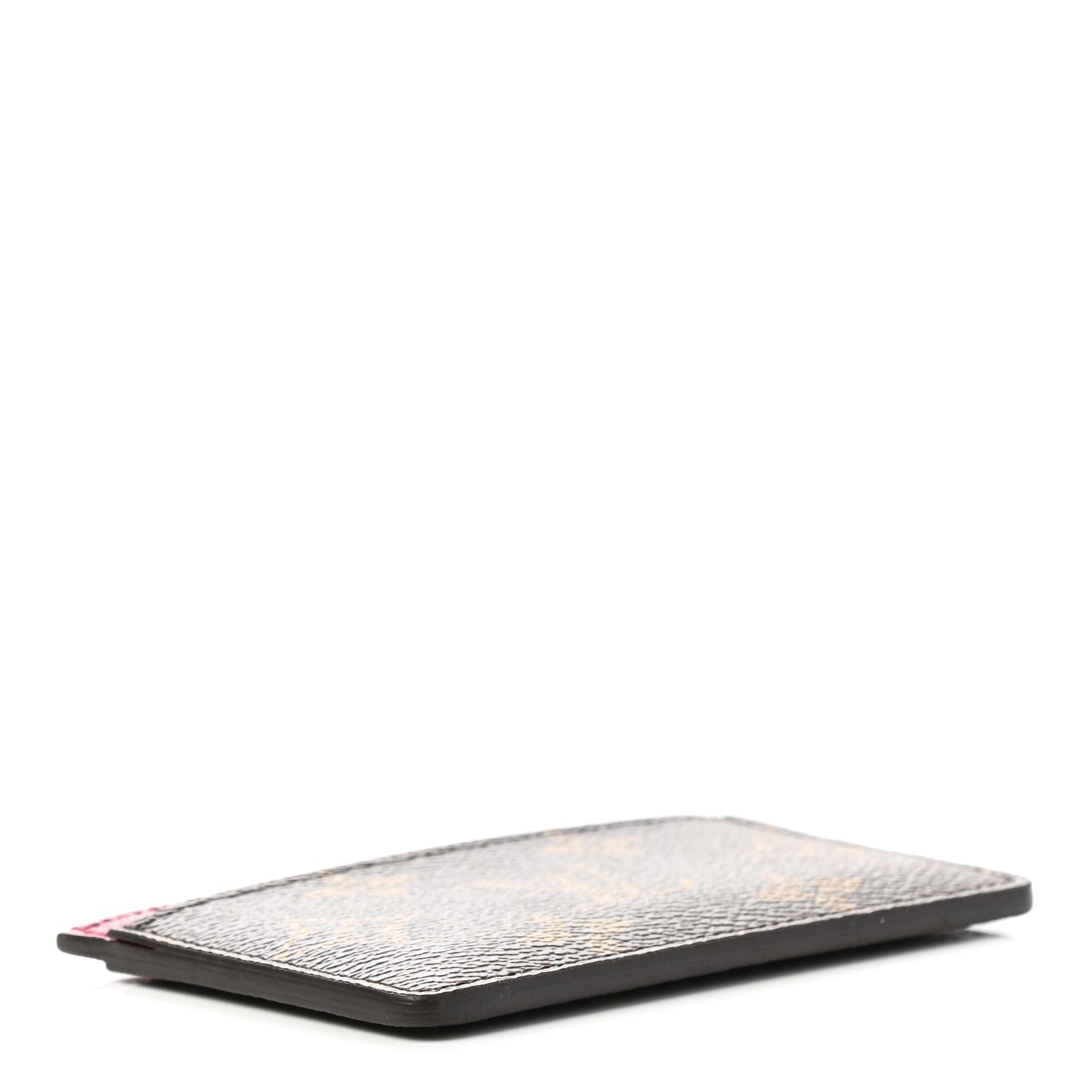 Monogram Card Holder Fuchsia