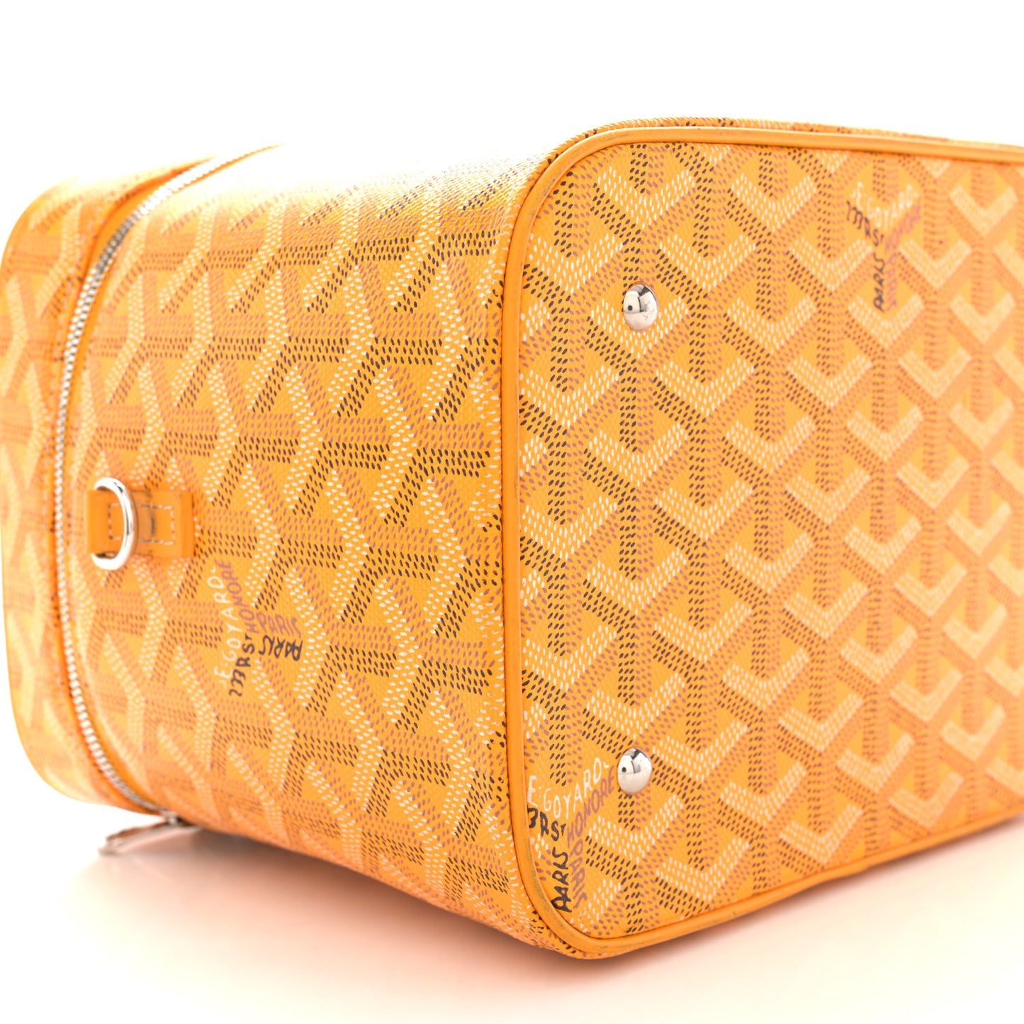 Goyardine Muse Vanity Case Yellow
