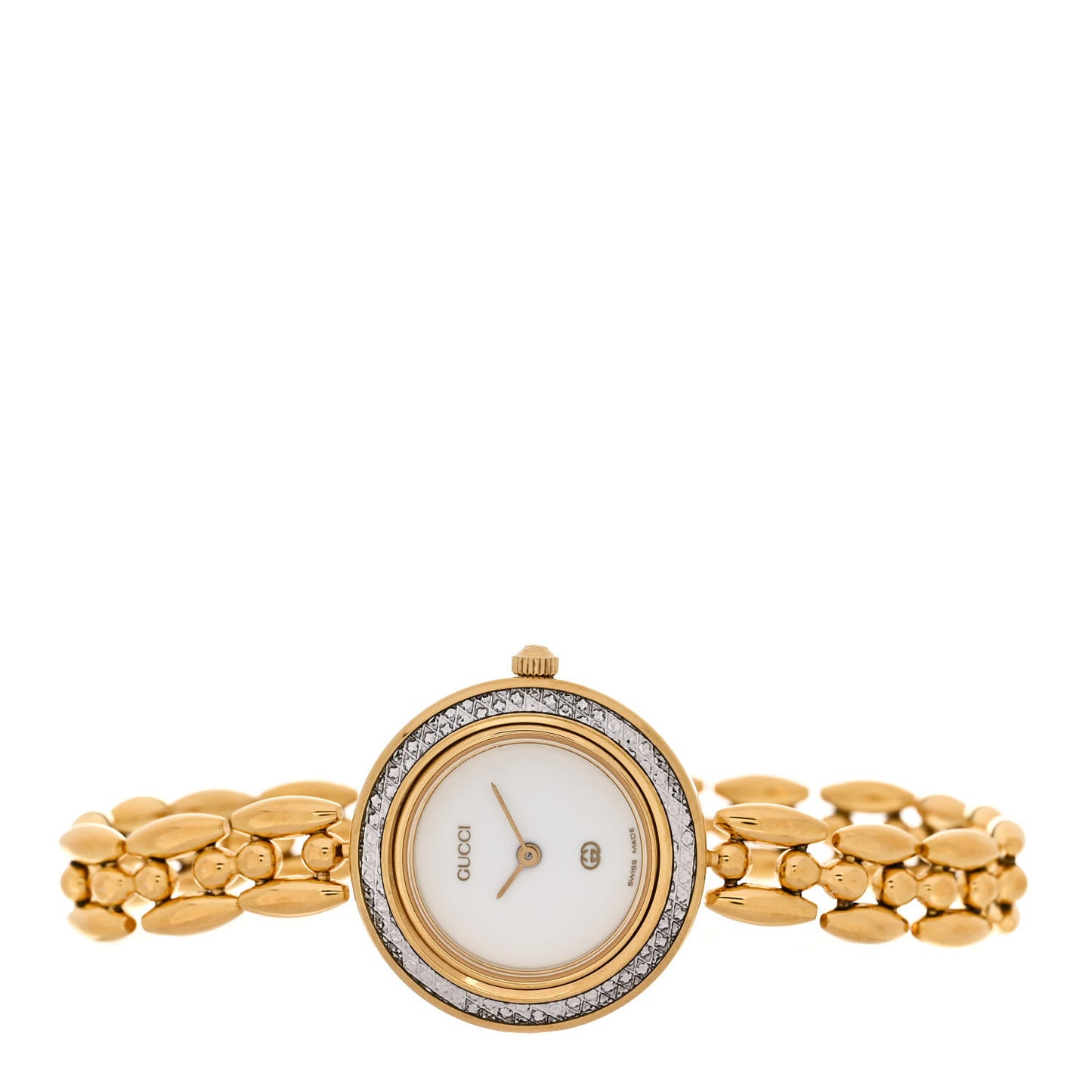 Stainless Steel 26mm Rice Link Interchangeable Bezel Quartz Watch