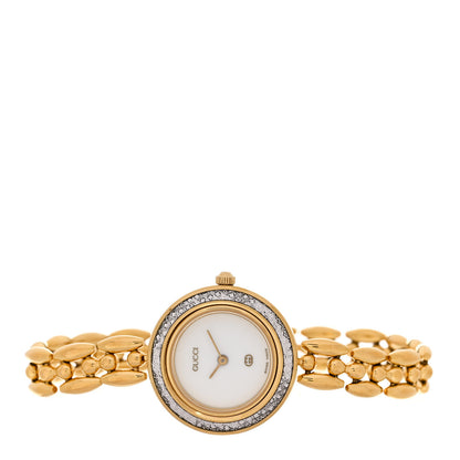 Gucci Stainless Steel 26mm Rice Link Interchangeable Bezel Quartz Watch 2 of 6