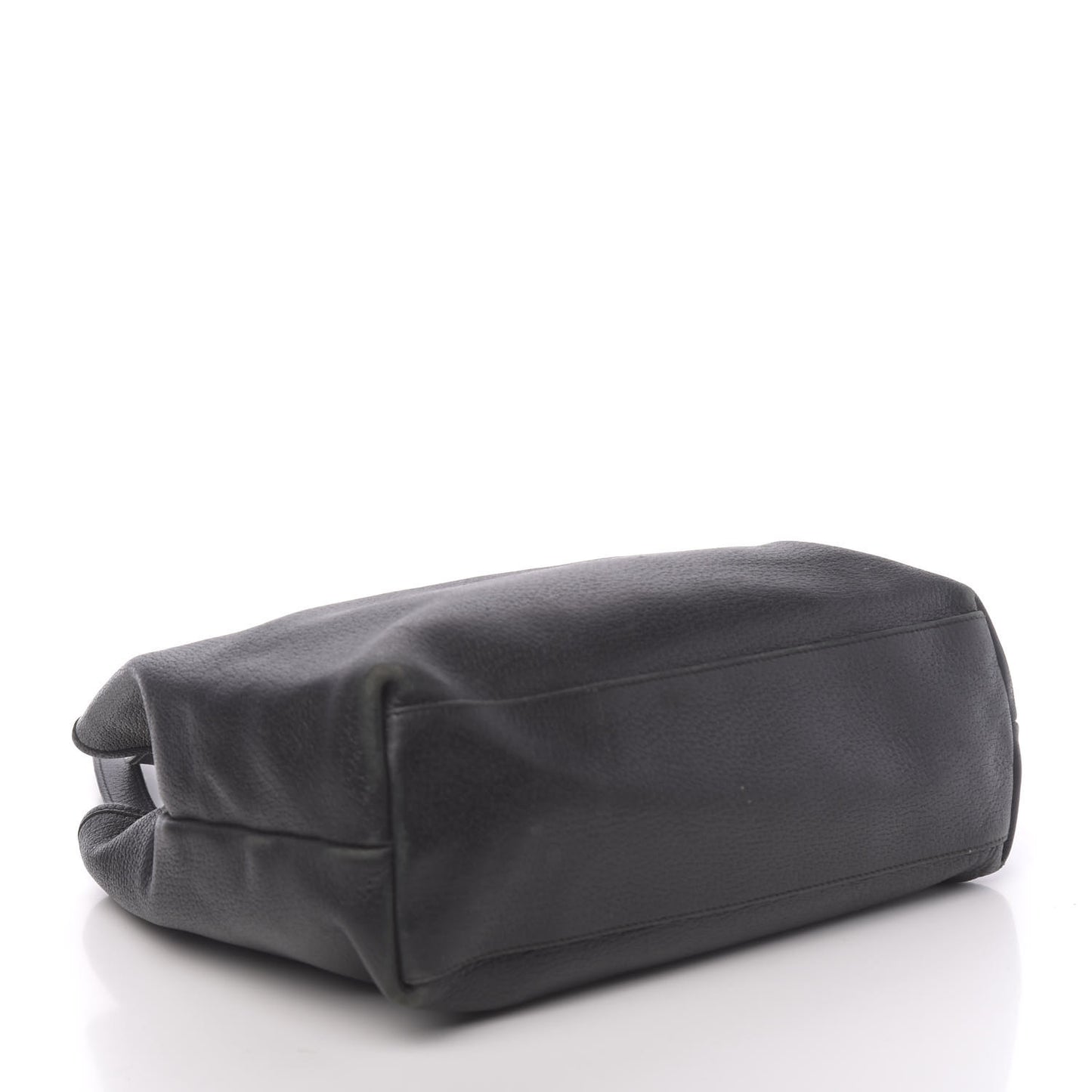 Calfskin Small D Ring Tote Black