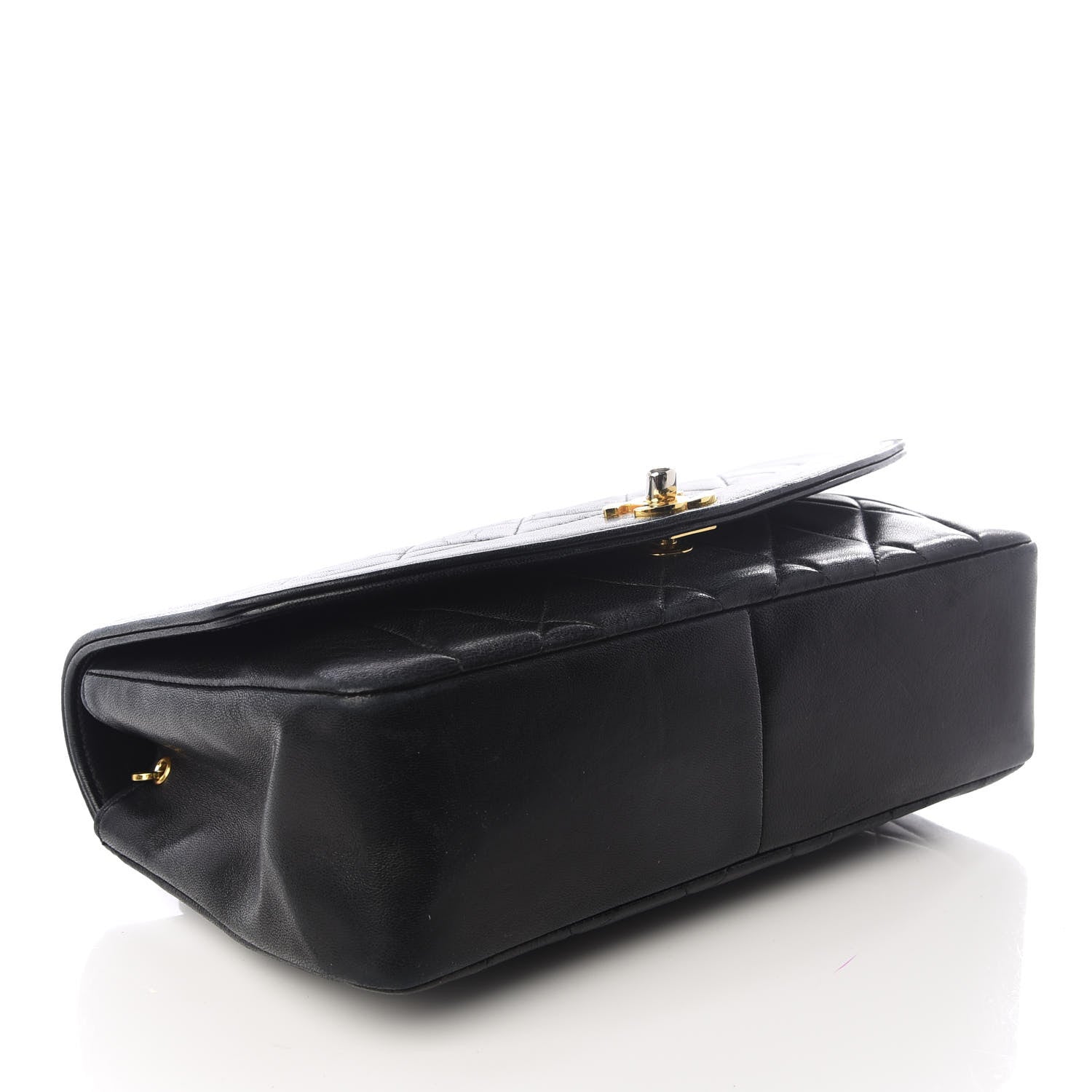 Chanel Lambskin Quilted Medium Single Flap Black 3 of 8