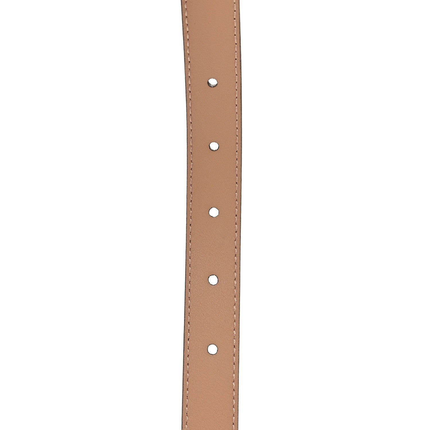 Gucci Azalea Calfskin Enamel Monochrome Double G 20mm Belt 80 32 Camelia 5 of 6