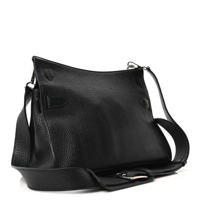 Hermes Taurillon Clemence Jypsiere 28 Black 5 of 19