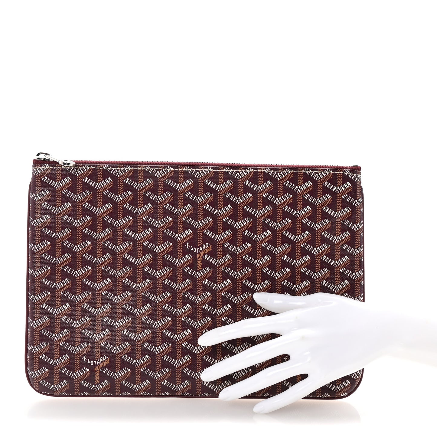 Goyardine Senat Pochette MM Burgundy