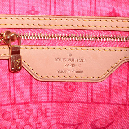 Louis Vuitton Monogram Roses Neverfull MM 6 of 7