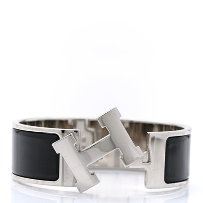 Hermes Enamel Wide Clic Clac H Bracelet PM Black 5 of 5