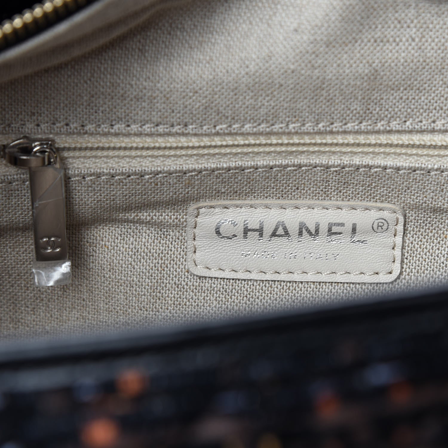 Chanel Tweed Calfskin Medium Gabrielle Hobo Black Brown 8 of 10