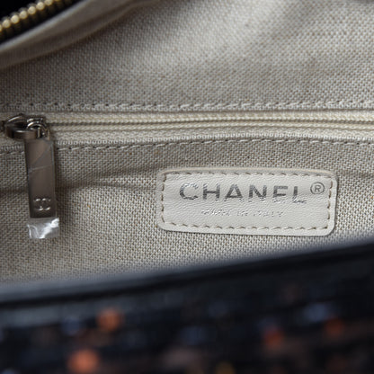 Chanel Tweed Calfskin Medium Gabrielle Hobo Black Brown 8 of 10