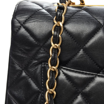Chanel Lambskin Quilted Large Trendy CC Dual Handle Flap Bag Black 20 of 22