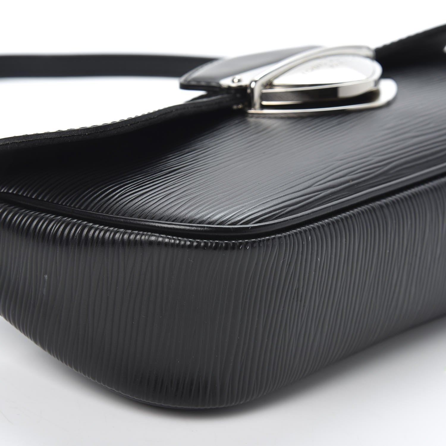 Louis Vuitton Epi Montaigne Clutch Black 5 of 9