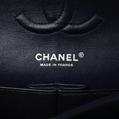 Chanel Lambskin Quilted Medium Double Flap Navy 5 of 12