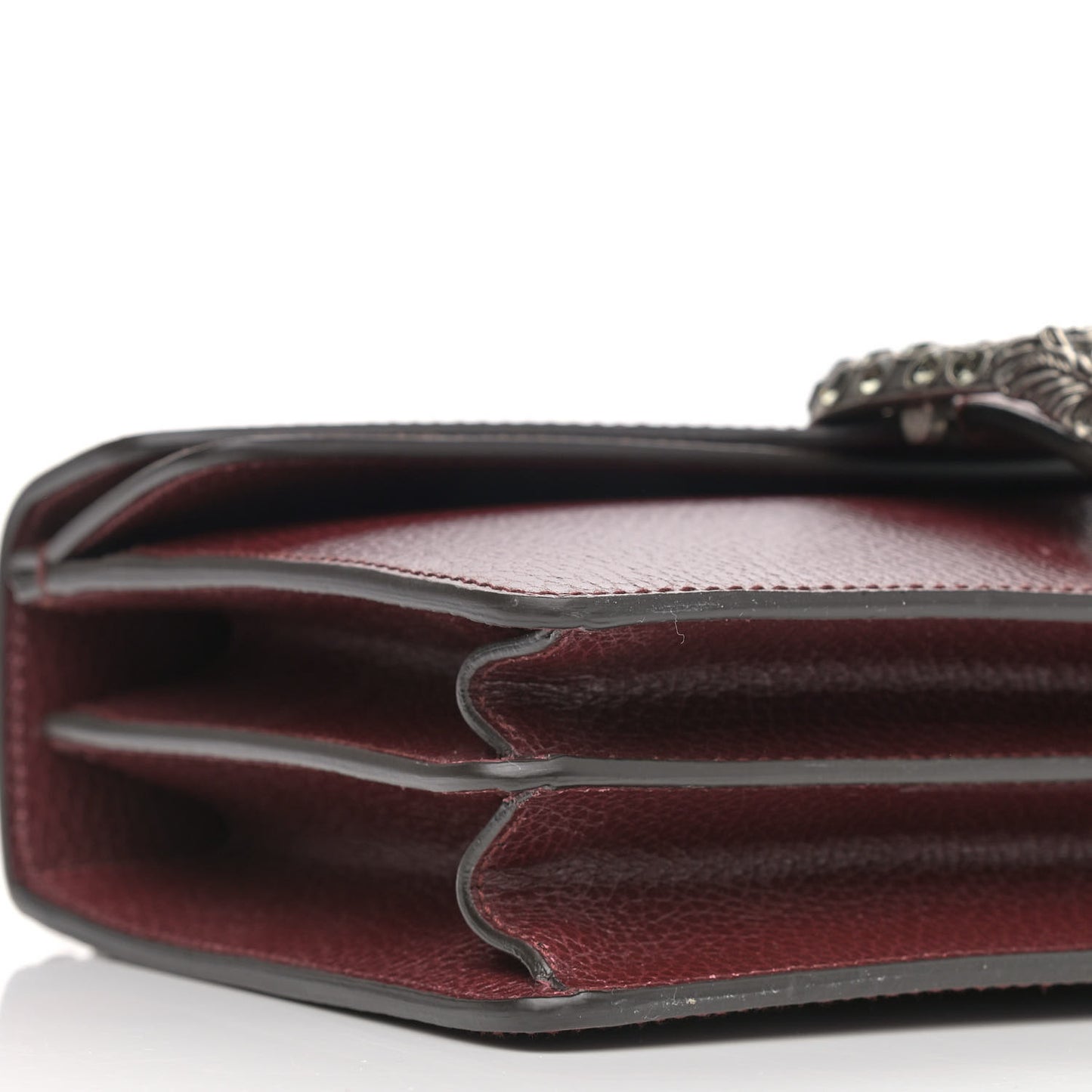 Dollar Calfskin Crystal Small Dionysus Shoulder Bag Vintage Bordeaux