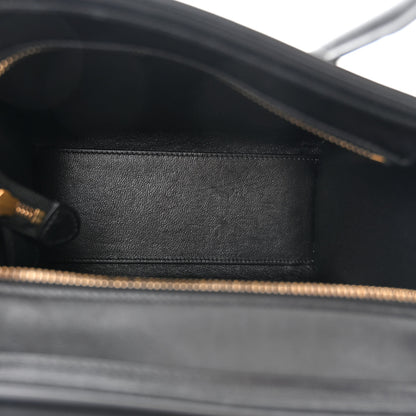 Celine Smooth Calfskin Nano Luggage Black 5 of 11