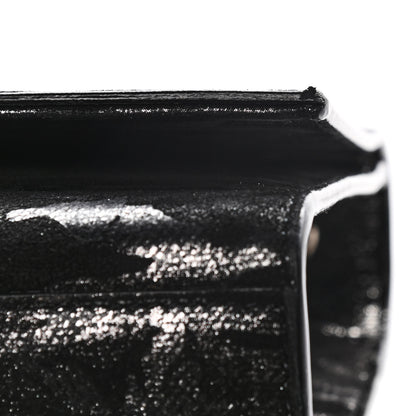 Saint Laurent Metallic Fabric Camouflage Medium Classic Monogram Kate Tassel Satchel Black 12 of 12