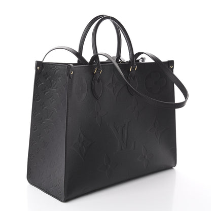 Louis Vuitton Empreinte Monogram Giant Onthego GM Black 3 of 14