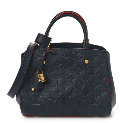 Louis Vuitton Empreinte Montaigne BB Marine Rouge 1 of 9