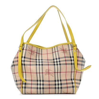 Burberry House Check Small Canterbury Tote Yellow 1 of 8