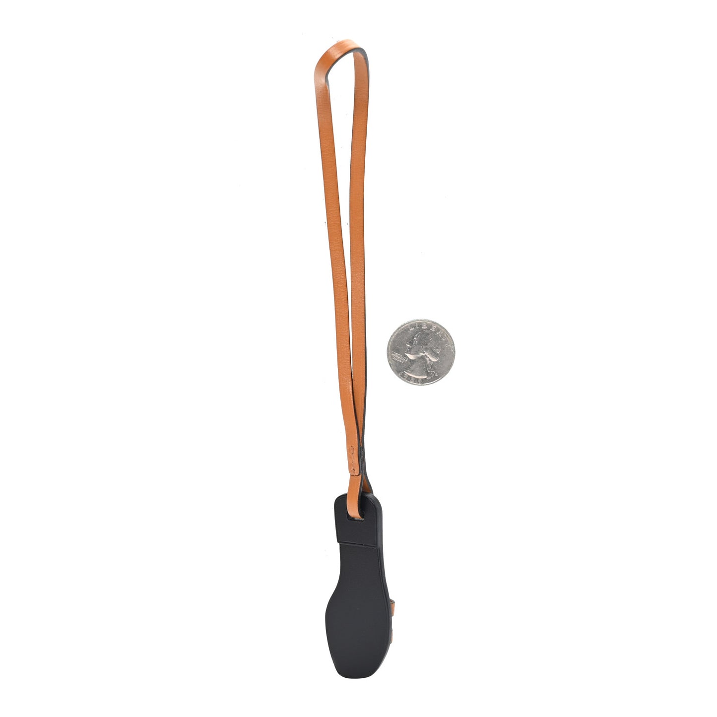 Epsom Butler Calfskin Hunter Oran Nano Bag Charm Gold