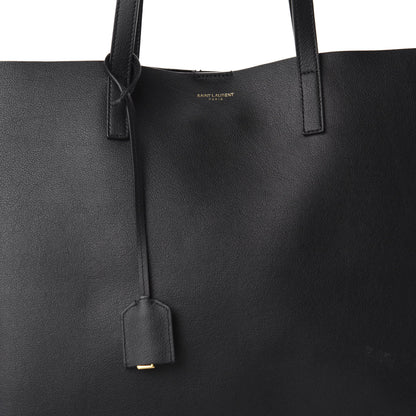 Saint Laurent Calfskin Large Shopping Tote Black 11 of 11
