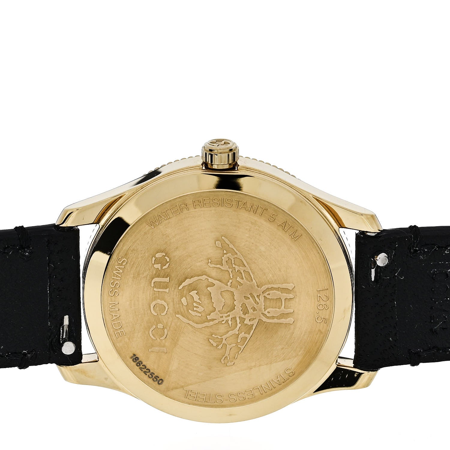 Gucci Stainless Steel Calfskin 29mm G-Timeless Bee Quartz Watch 4 of 5