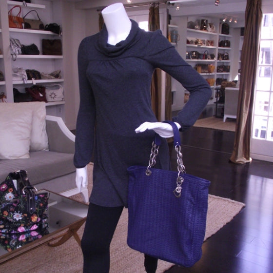 Woven Lady Dior LG Leather Tote