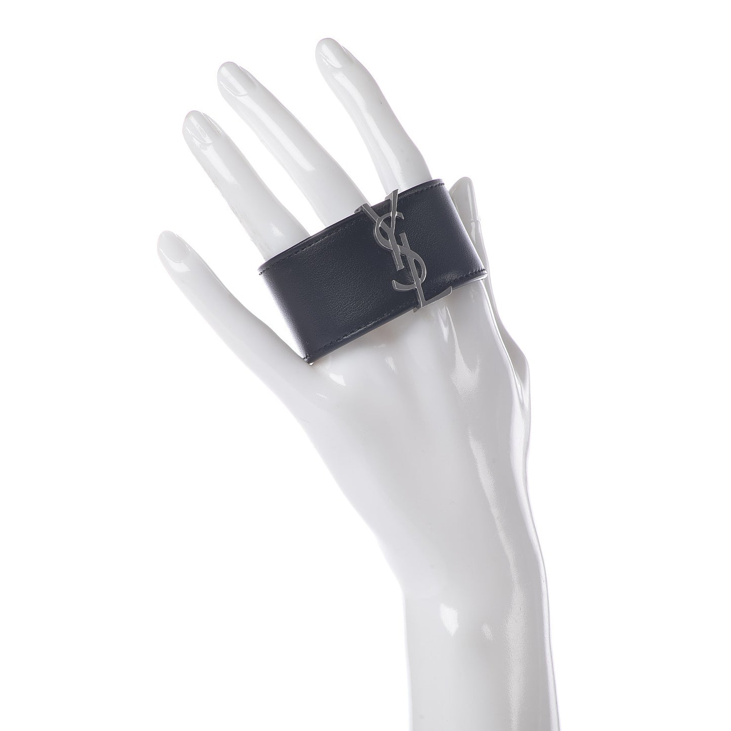 Calfskin Monogram Bracelet Black