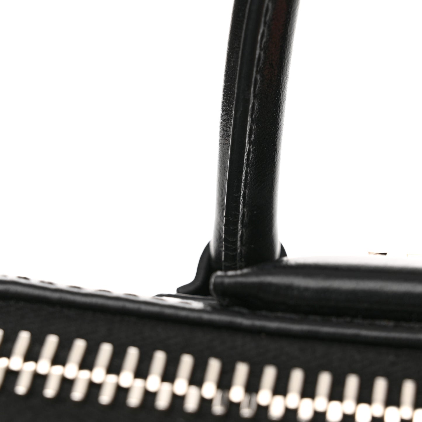 Shiny Lord Calfskin Mini Antigona Black