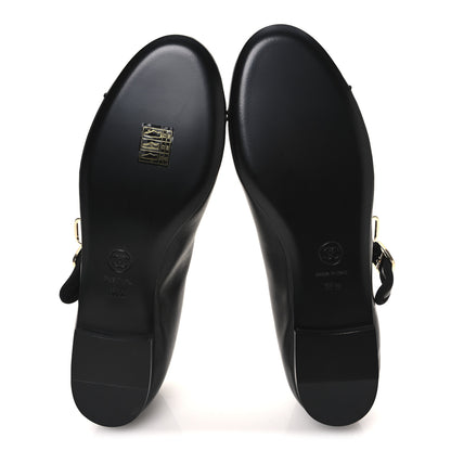 Chanel Lambskin Mary Jane Flats 38.5 Black 7 of 10