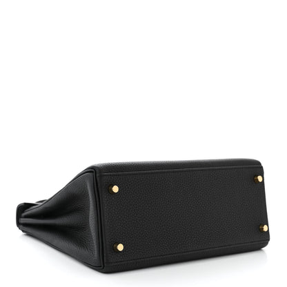 Hermes Togo Kelly Retourne 28 Black 4 of 10