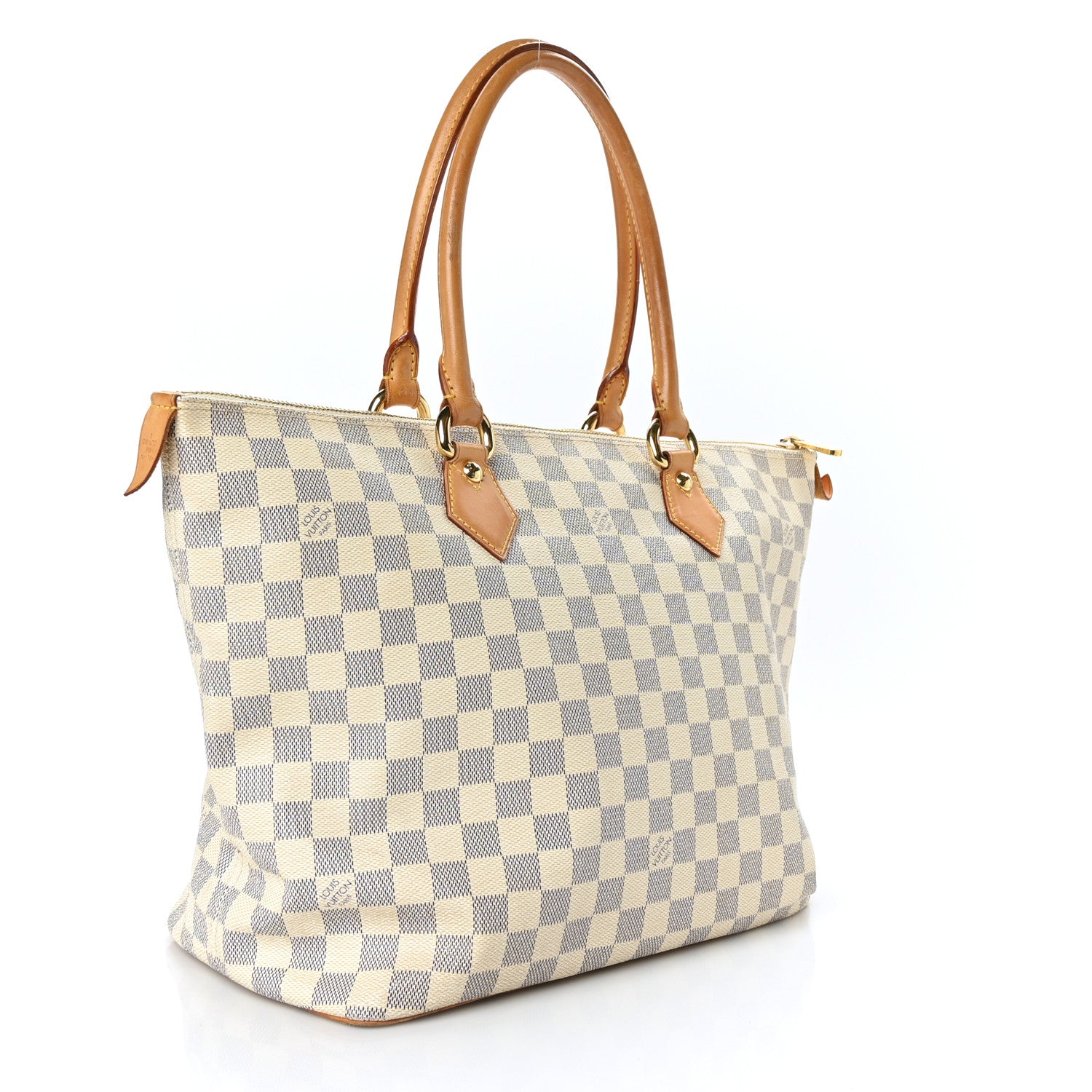 Louis Vuitton Damier Azur Saleya MM 3 of 12