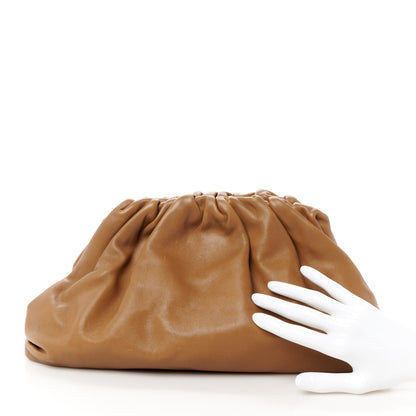 Bottega Veneta Smooth Butter Calf The Pouch Oversized Clutch Teak 2 of 9