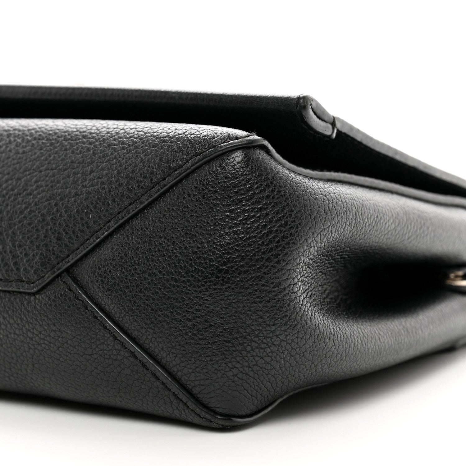 Louis Vuitton Calfskin Lockme II Chain Bag BB Black 9 of 12