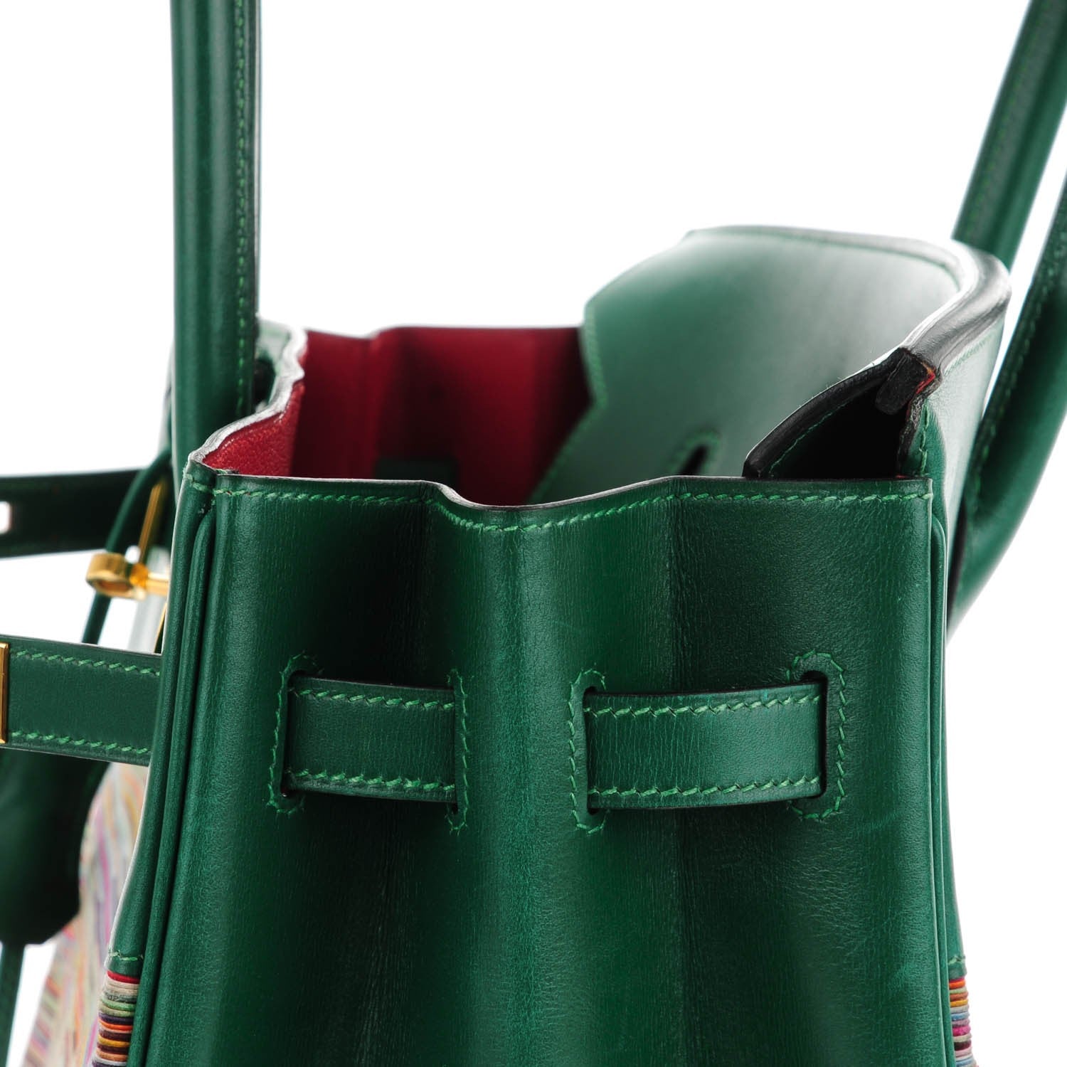 Hermes Box Vibrato Birkin 35 Vert Clair 12 of 24